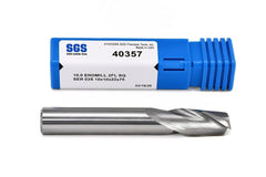 KYOCERA ASIA PACIFIC PTE LTD CARBIDE ENDMILL Kyocera SGS 40357 10mm 2 Flute Uncoated Carbide Square End Mill