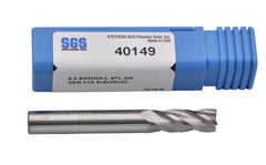 KYOCERA ASIA PACIFIC PTE LTD ENDMILL Kyocera SGS - 8.0mm 4 Flute Uncoated Carbide End Mill Short Series