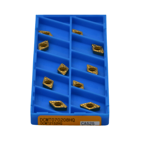 KYOCERA ASIA PACIFIC PTE LTD INSERTS 10 pc Kyocera DCMT070208HQ CA525 – Turning Insert (Finishing to Medium, HQ Chipbreaker)