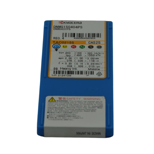 KYOCERA ASIA PACIFIC PTE LTD INSERTS 10 pc Kyocera DNMG150404PS CA525 – Turning Insert (Finishing to Medium, PS Chipbreaker)