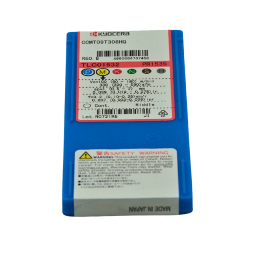 KYOCERA ASIA PACIFIC PTE LTD INSERTS 10pc Kyocera CCMT09T308HQ CA525 – Turning Insert (Finishing to Medium, HQ Chipbreaker)