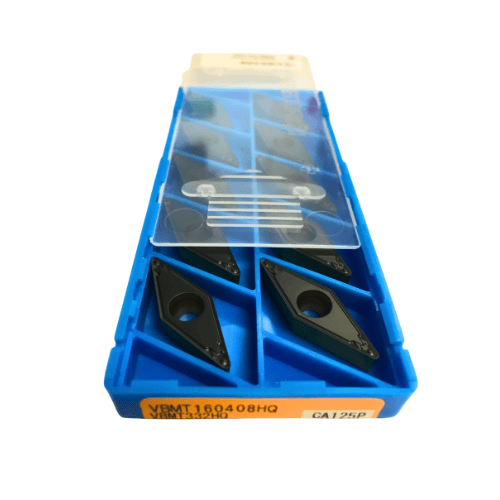 KYOCERA ASIA PACIFIC PTE LTD INSERTS 10pc Kyocera VBMT160408HQ CA125P – Turning Insert (Finishing to Medium, HQ Chipbreaker)
