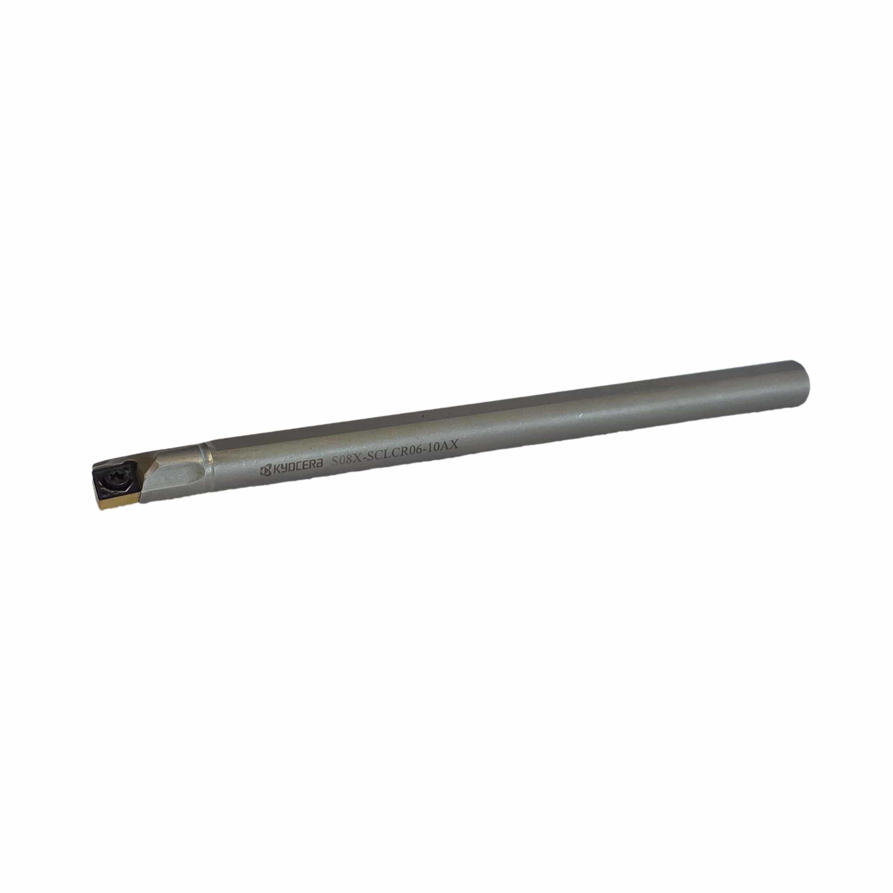 Kyocera Boring Bars Kyocera S08X-SCLCR06-10A Boring Bar paired with 10pcs CCMT060204HQ CA125P inserts