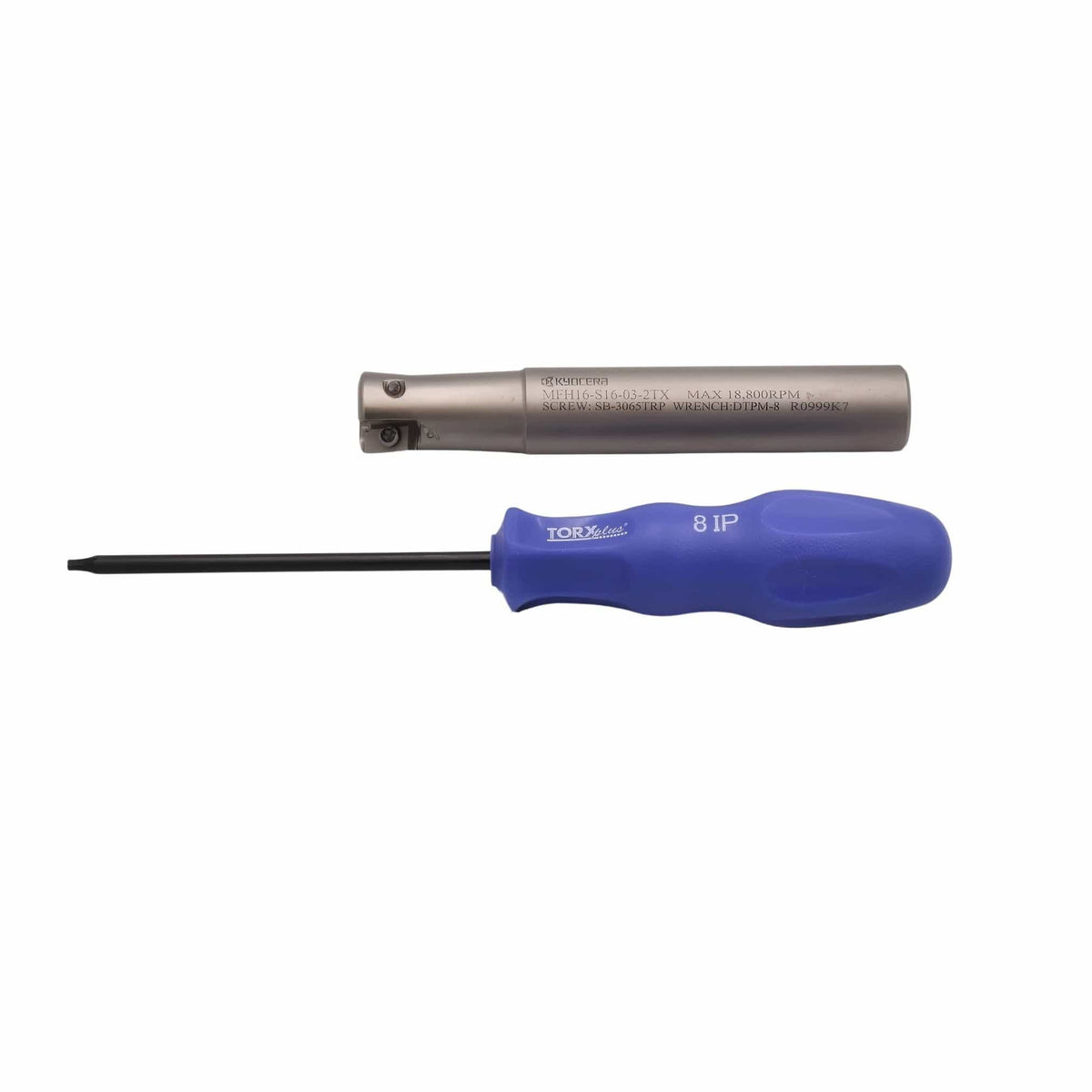 Kyocera MFH Mini Series - MFH16-S16-03-2TX Indexable Endmill - Suits LOGU030310ER Inserts - Twin Eagle Imports