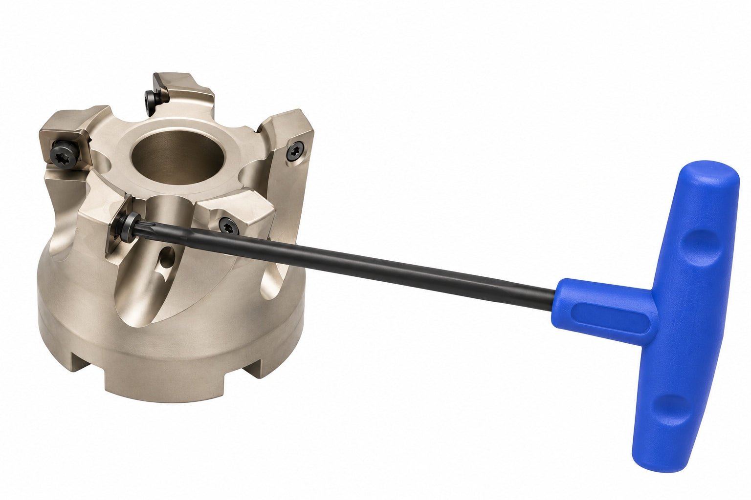 Kyocera MFH063R-14-5T-22M 63mm Milling Toolholder (5 Inserts 22mm Bore Internal Coolant) - Twin Eagle Imports