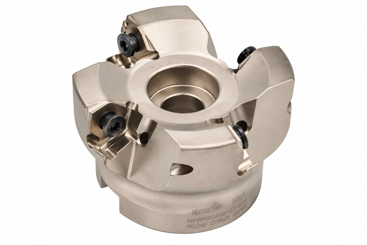 Kyocera MFWN90063R-4T-M 63mm Milling Toolholder (4 Inserts 22mm Bore Internal Coolant) - Twin Eagle Imports