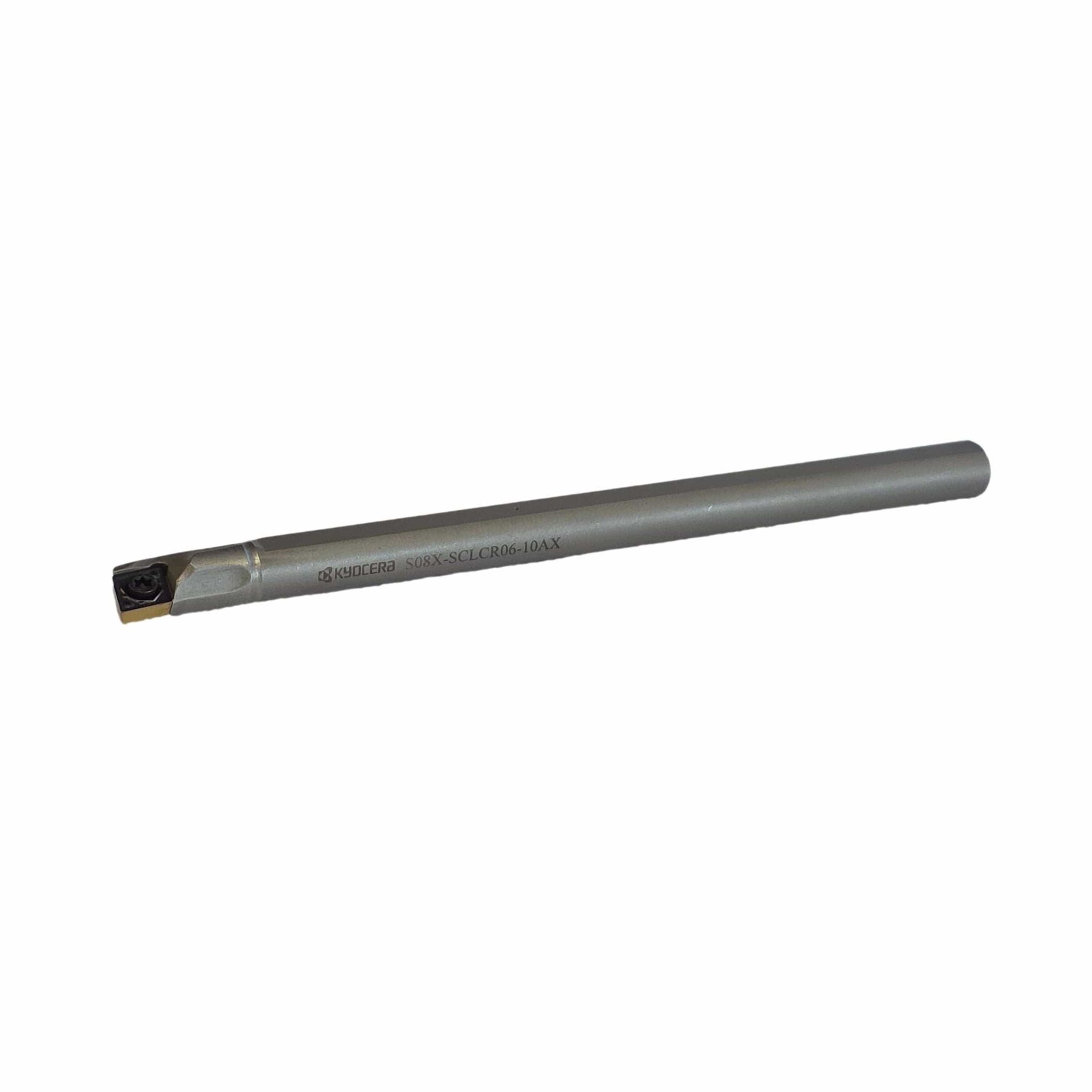 Kyocera S08X-SCLCR06-10A Boring Bar paired with 10pcs CCMT060204HQ CA125P inserts - Twin Eagle Imports