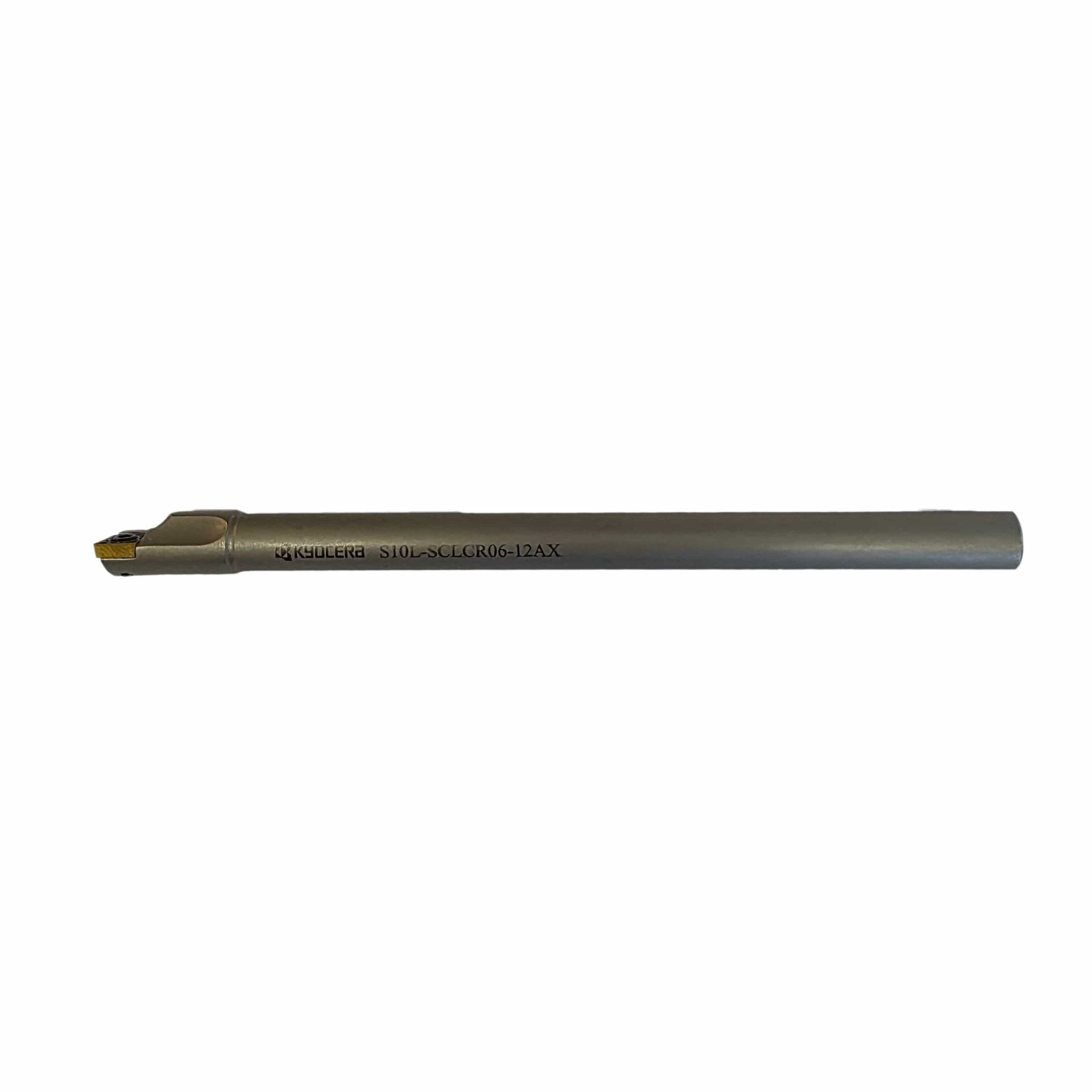 Kyocera S10L-SCLCR06-12A Boring Bar paired with 10pcs CCMT060204HQ CA125P inserts - Twin Eagle Imports