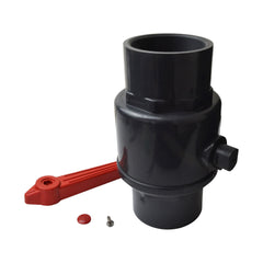 LD Valve Ball Valve 100MM / 4" Large Industrial Quality Nylon Ball Valve 150 PSI F/F BSPT Thread