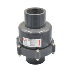 LD Valve Ball Valve 50MM / 2" Large PVC  Swing Check Valve 150 PSI F/F BSPT Thread