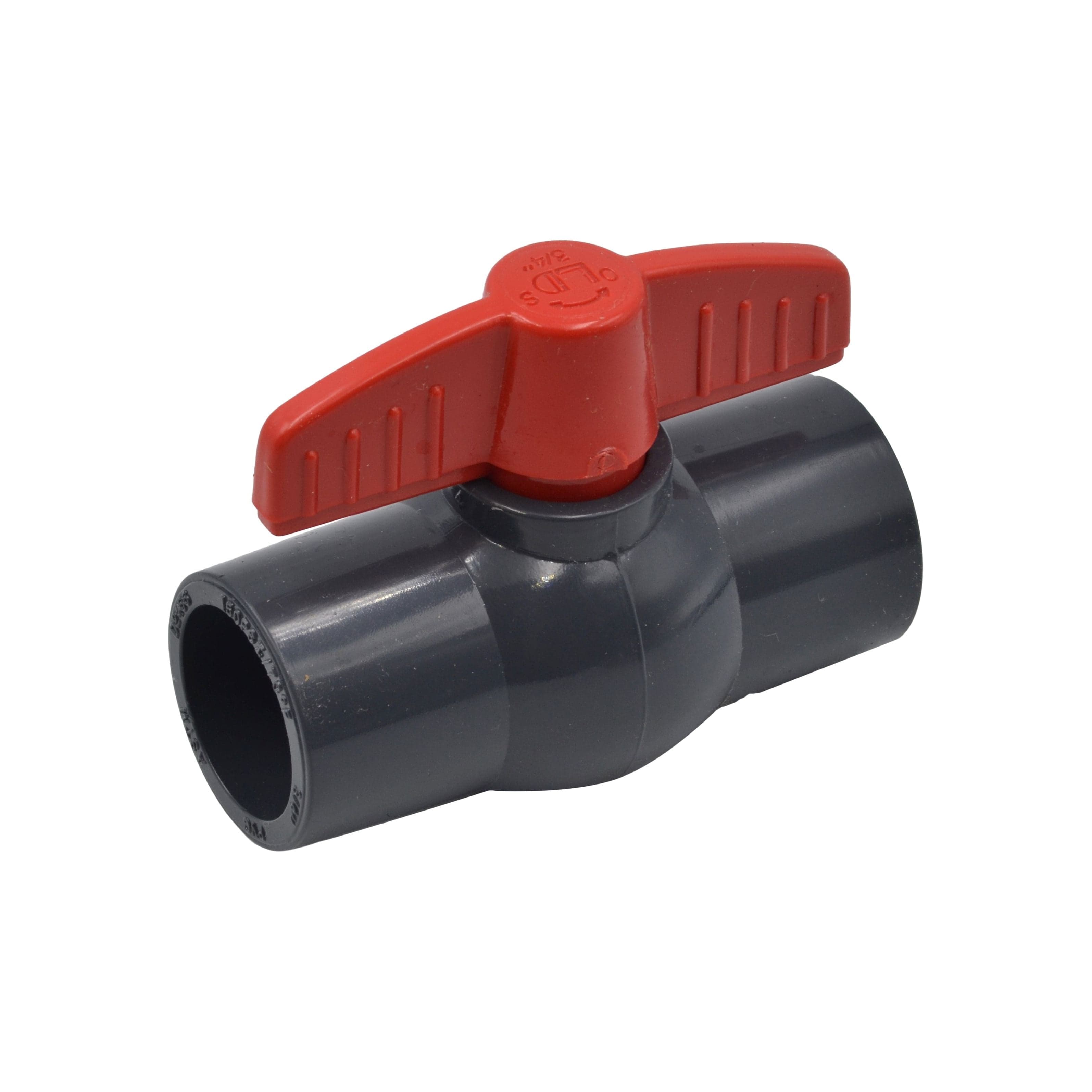 LD Valve Ball Valve x1 PVC Pipe Female/Female 3/4" Slip Join Ball Valve