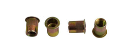 M10 Metric Zinc Plated Steel Nutserts Rivet Nuts – Bulk Pack of 200 - Twin Eagle Imports