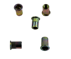 M10 Metric Zinc Plated Steel Nutserts Rivet Nuts Bulk Pack of 50 - Twin Eagle Imports