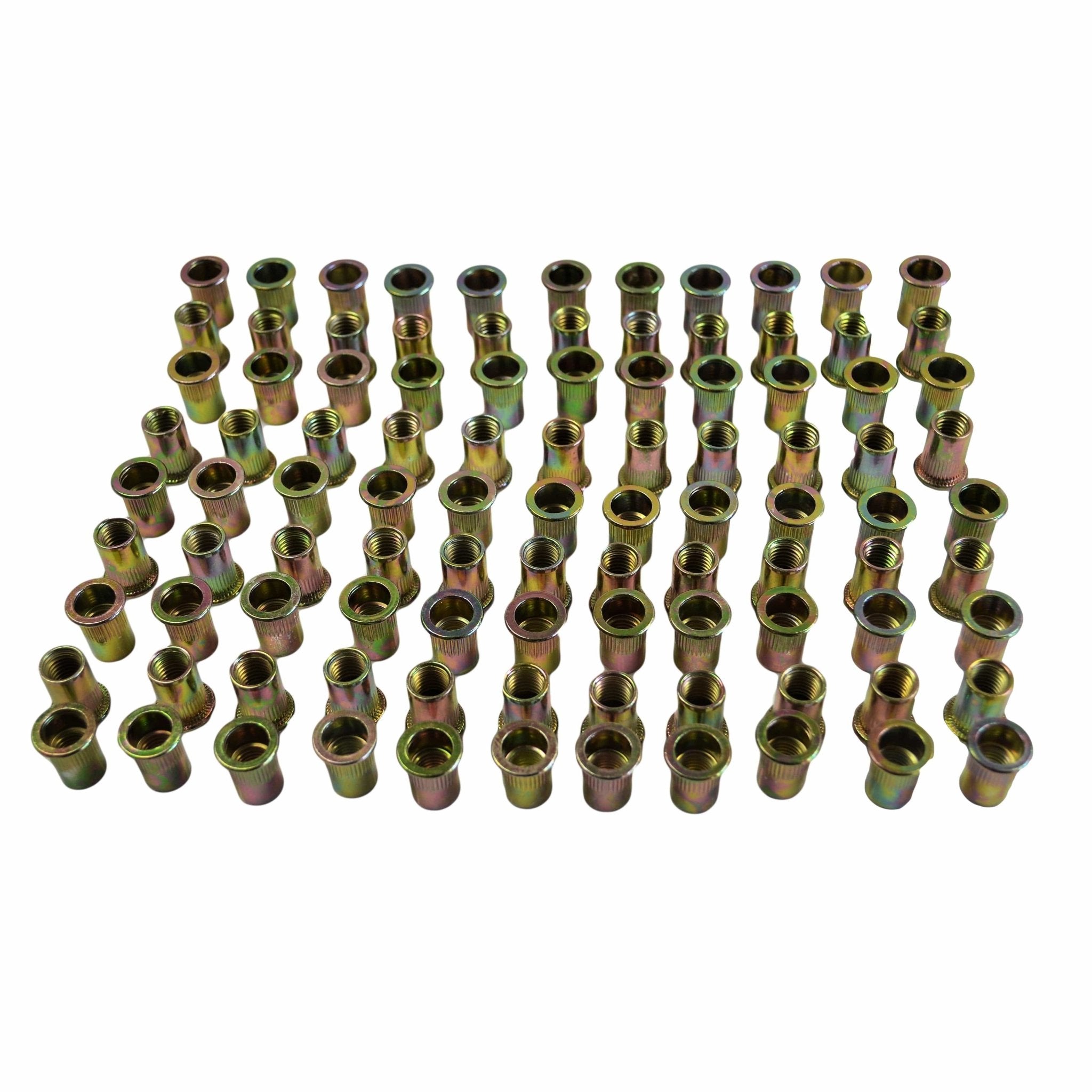 M12 Metric Zinc Plated Steel Nutserts Rivet Nuts Bulk Pack of 50 - Twin Eagle Imports