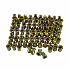 M12 Metric Zinc Plated Steel Nutserts Rivet Nuts Bulk Pack of 50 - Twin Eagle Imports