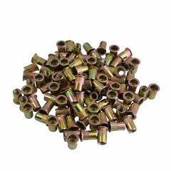 M12 Metric Zinc Plated Steel Nutserts Rivet Nuts Bulk Pack of 50 - Twin Eagle Imports