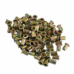 M4 Metric Zinc Plated Steel Nutserts Rivet Nuts Bulk Pack of 100 - Twin Eagle Imports