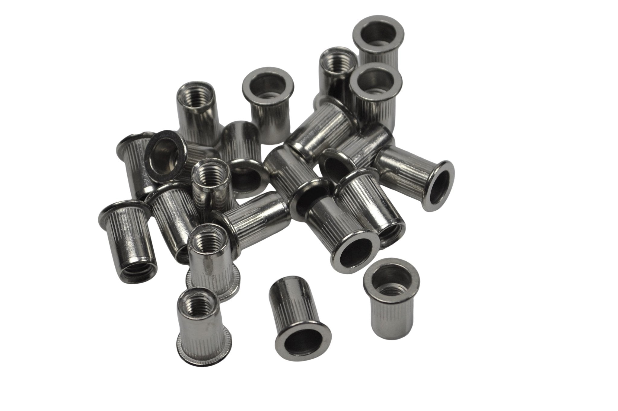 M8 Metric Zinc Plated Steel Nutserts Rivet Nuts Bulk Pack of 200 - Twin Eagle Imports