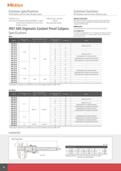 Mitutoyo IP67 Coolant Proof Digital Caliper 0-300mm Mitutoyo Series 500-714-20 (CD-P30M) - Twin Eagle Imports