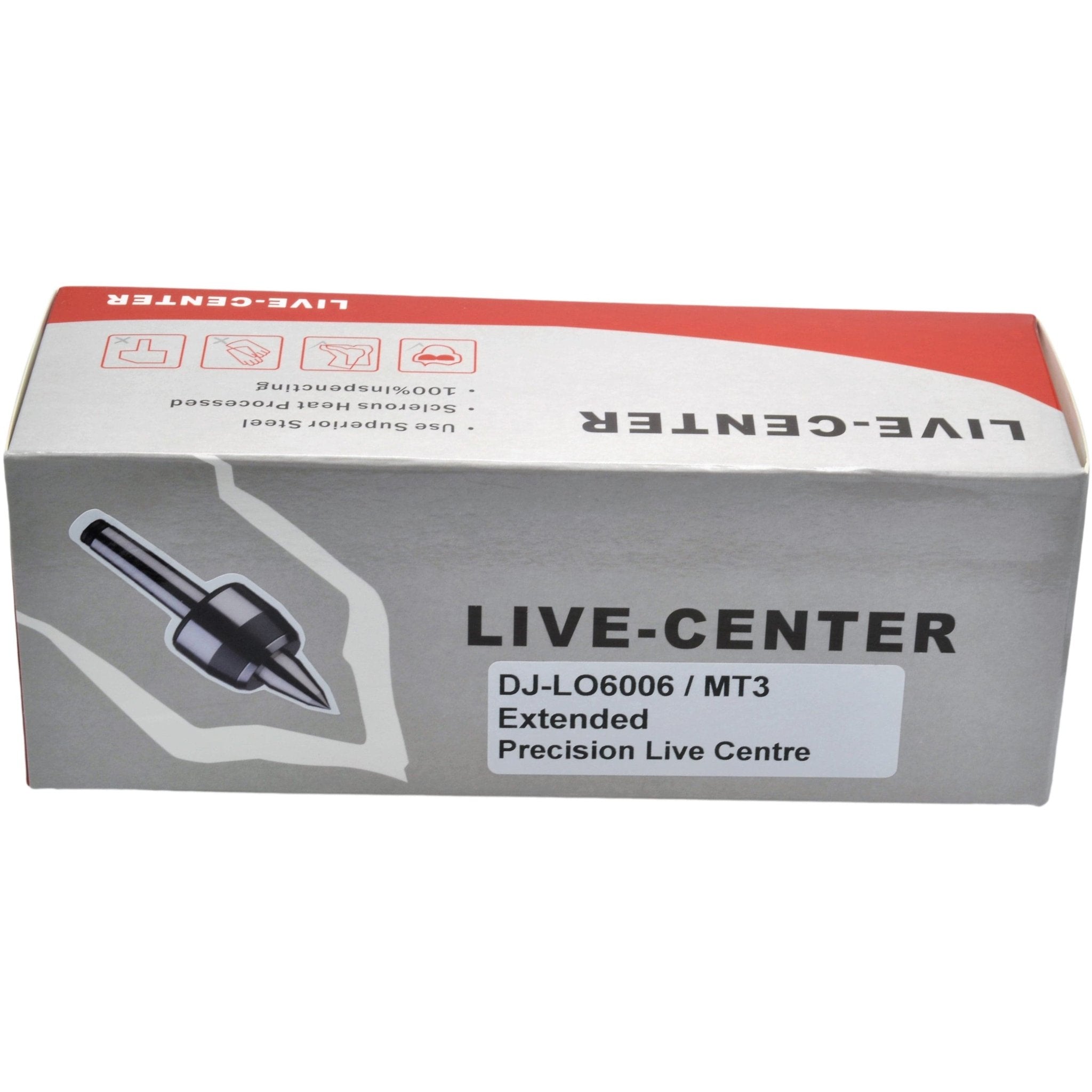 Morse Taper 3 Extended Nose High Speed Live Centre - Twin Eagle Imports