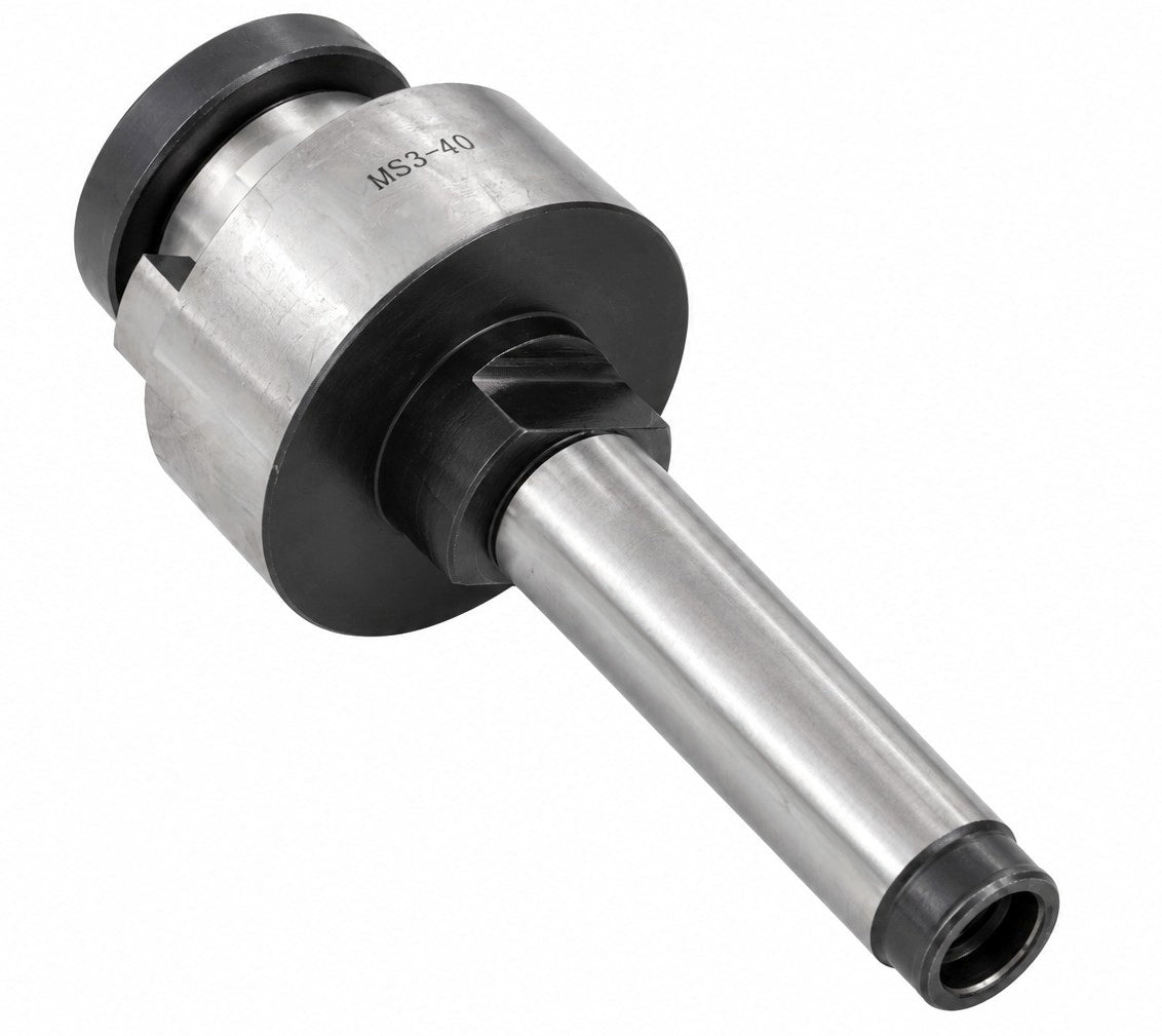 MT3 Face Mill Arbor 40mm Pilot Diameter - M12 Drawbar Thread - Twin Eagle Imports