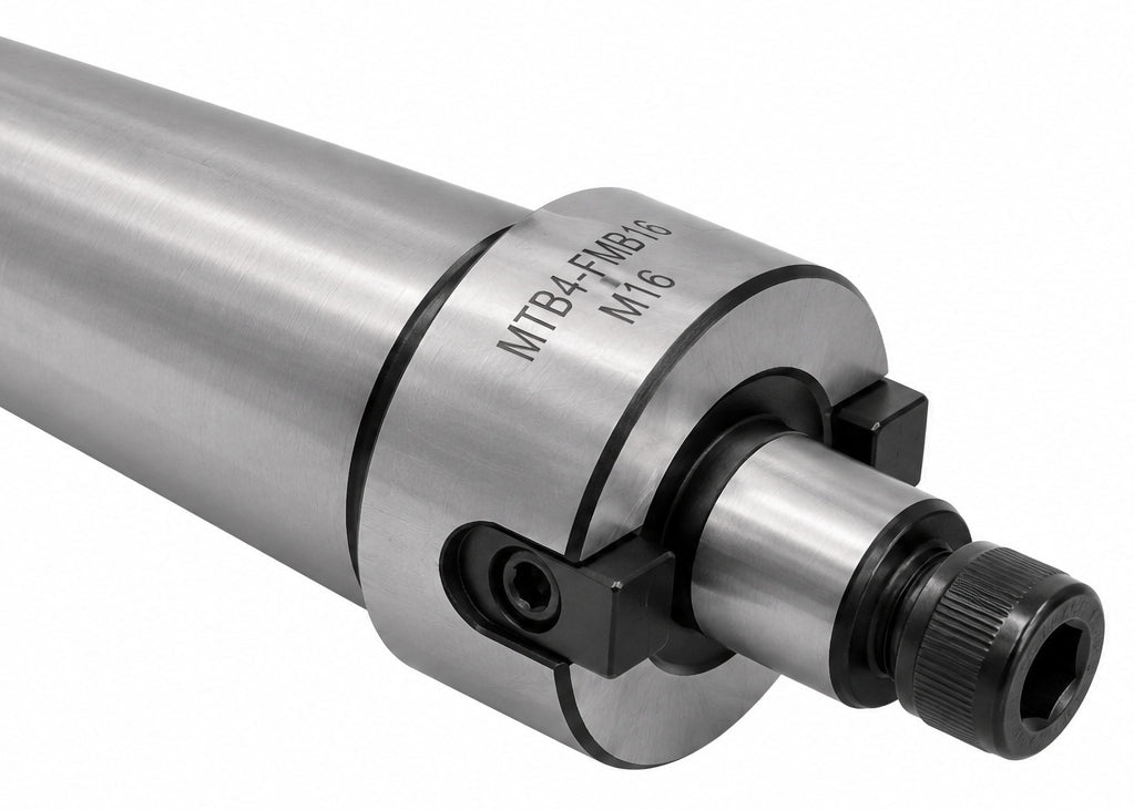 MT4 Shell Mill Arbor 16mm – Face Mill Holder with M16 Drawbar Thread - Twin Eagle Imports