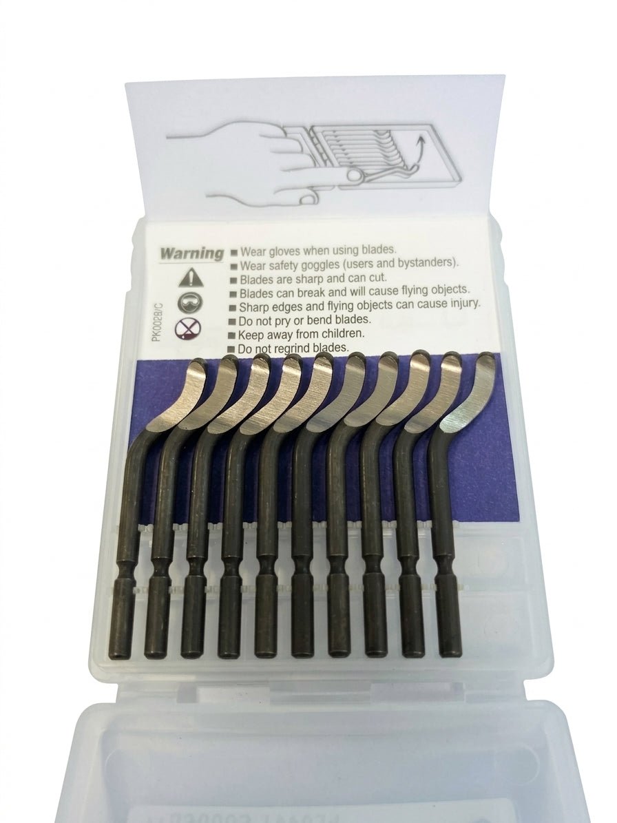NOGA BS1010 S10 Deburring Blade – 10 Pack - Twin Eagle Imports