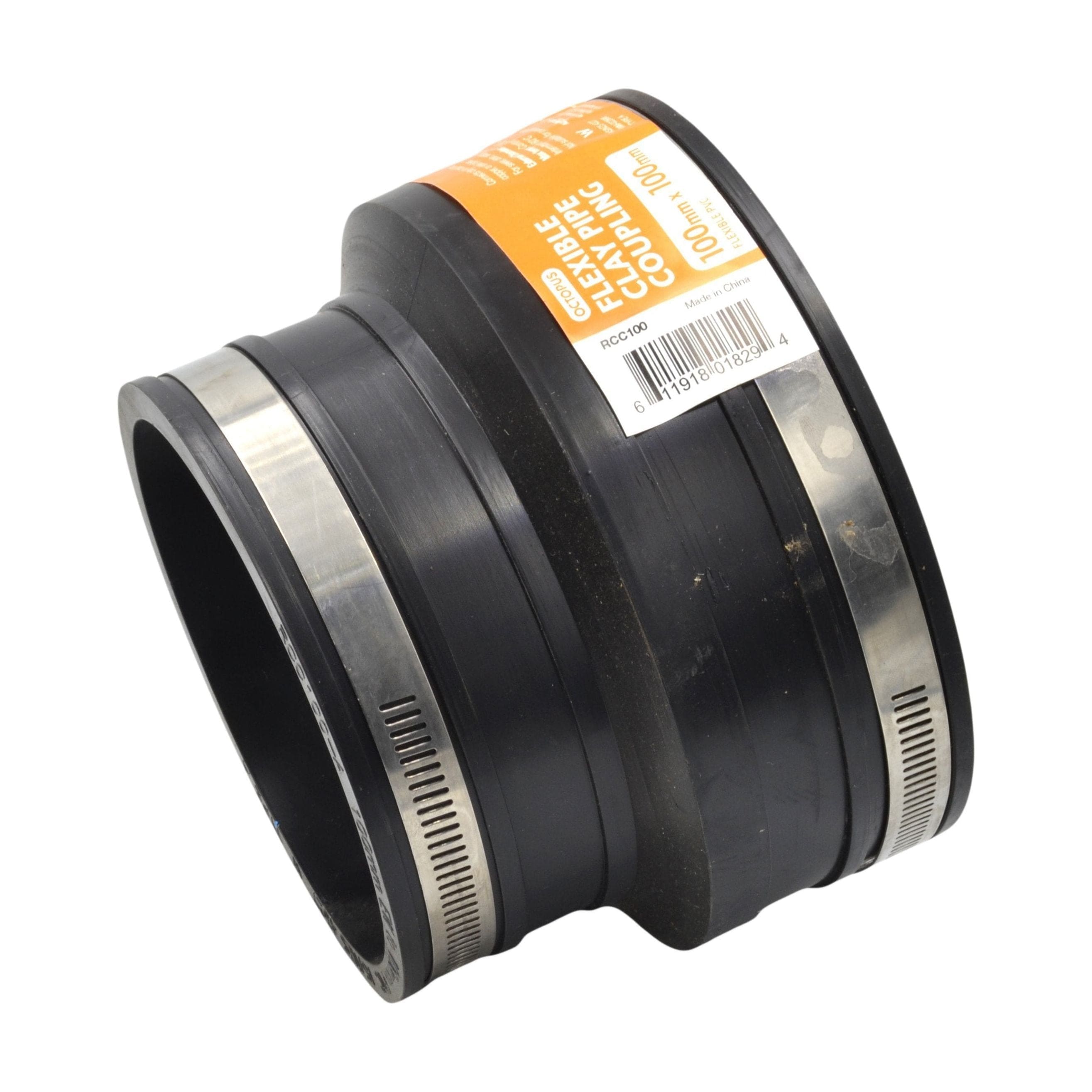 Octopus Flexible Connectors Octopus 100mm Type A PVC Flexible Quick Reducer Coupling Connector