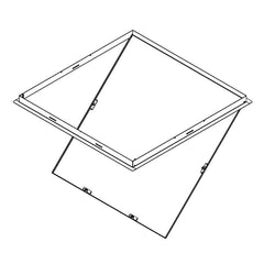 Pack of 4 Ductsure Access Panel White Powder Coated 16"x16" (406x406mm) - Twin Eagle Imports