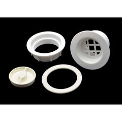 Plastec Drain Waste Standard 50mm White Plastic Body Plug and Waste Unit