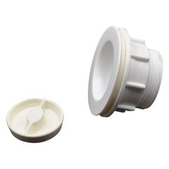 Plastec Drain Waste Standard 50mm White Plastic Body Plug and Waste Unit