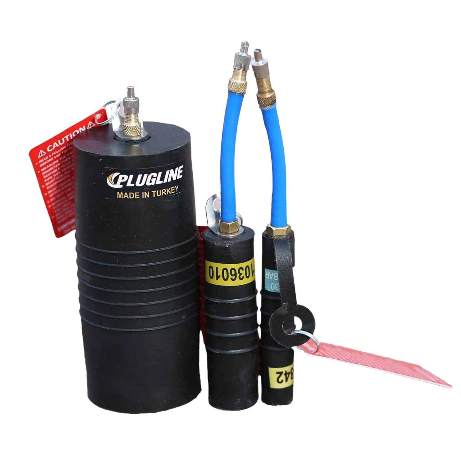 Plugline Expanding Plumbing Plug PLUGLINE 100 mm Inflatable Blocking Plug – Heavy-Duty Pipe Sealing Solution