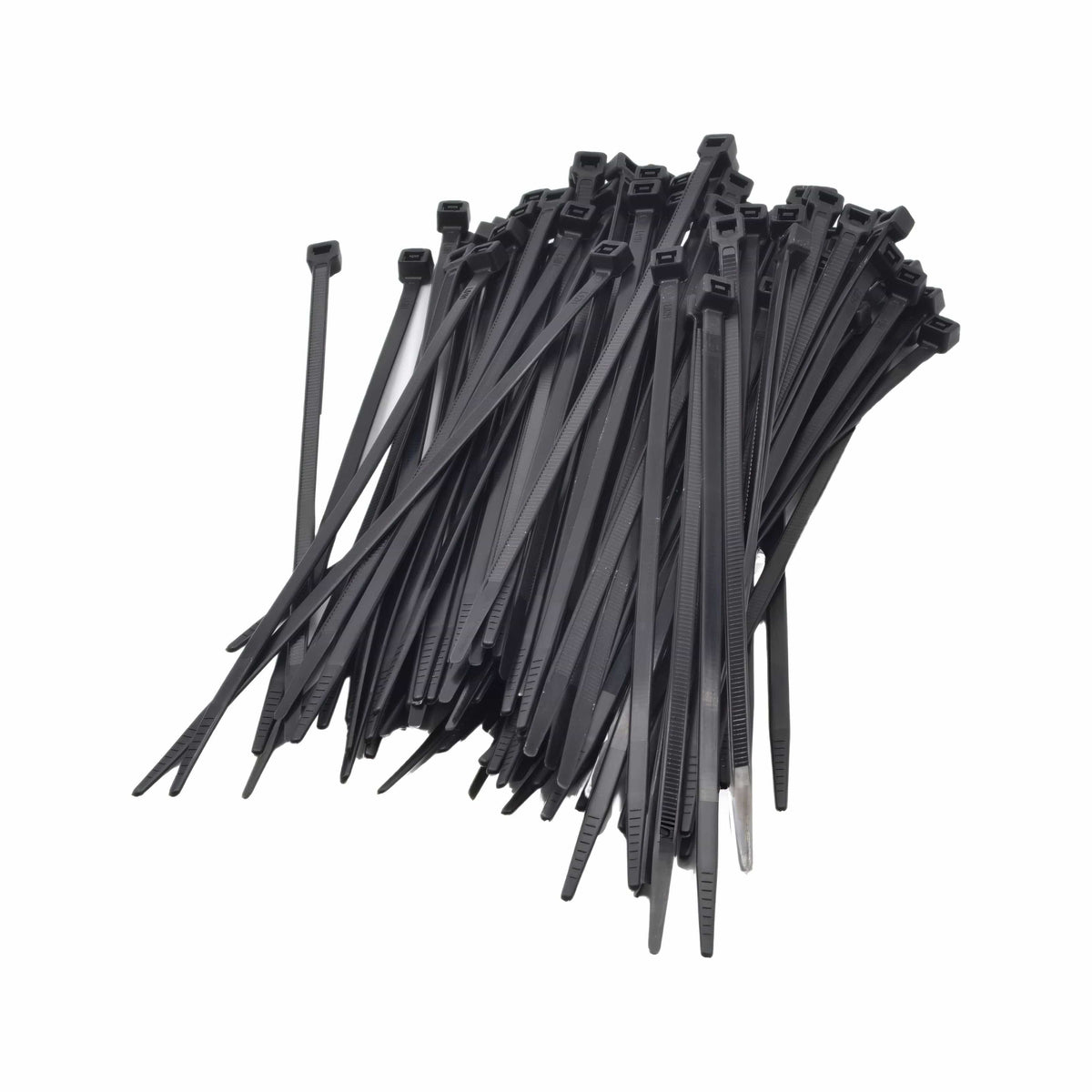 Raptor Cable Tie RAPTOR Black 150mm x 3.6mm Medium Duty Cable Ties, 100 Pack