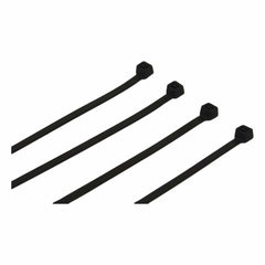 Raptor Cable Tie RAPTOR Black 370mm x 4.8mm Medium Duty Cable Ties, 100 Pack