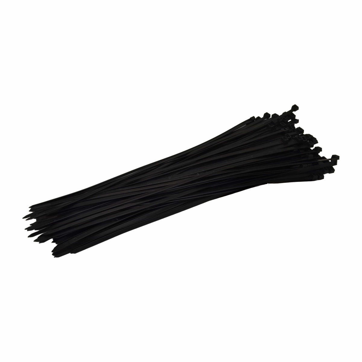 Raptor Cable Tie RAPTOR Black 450mm x 7.6mm Heavy Duty Cable Ties, 100 Pack