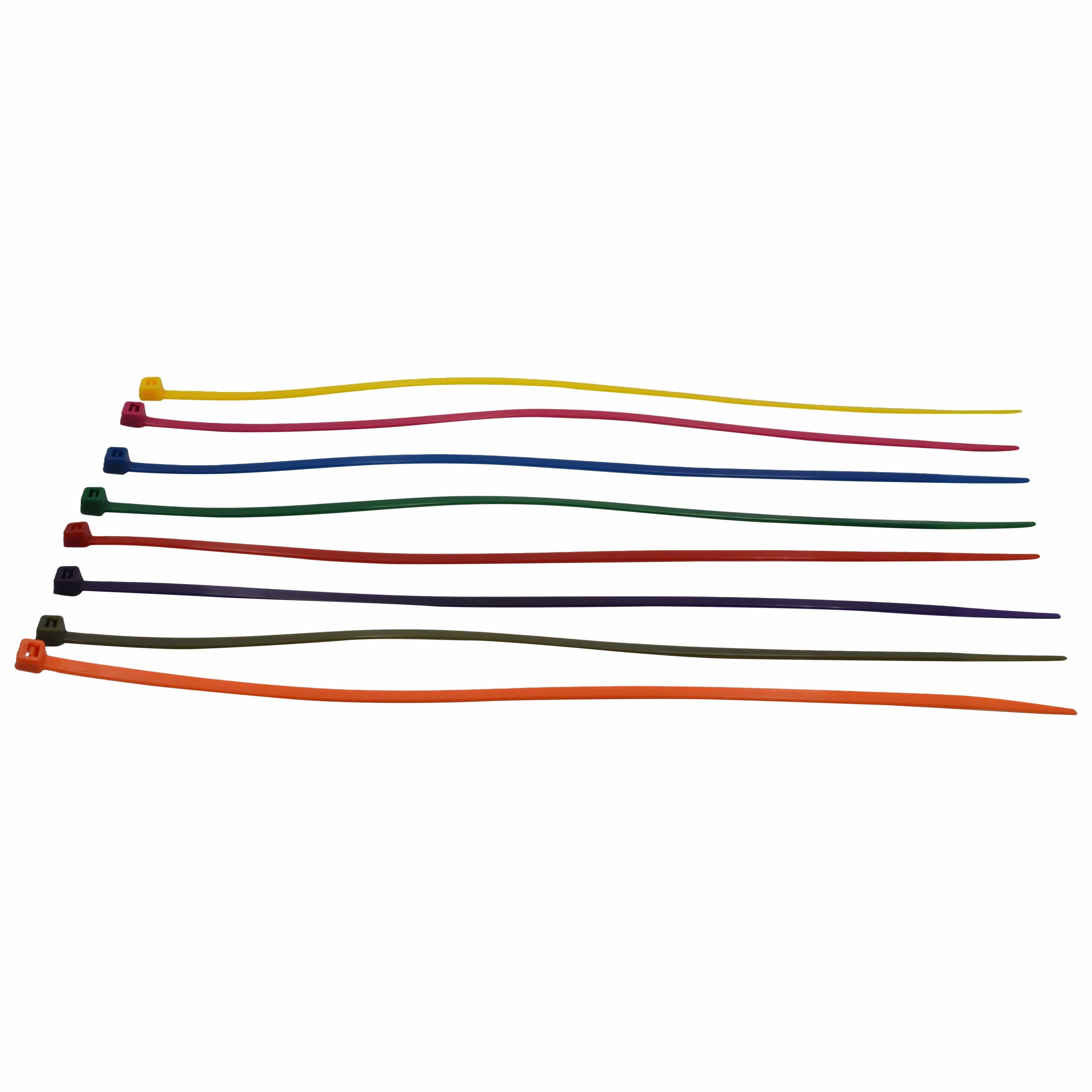 Raptor Cable Tie RAPTOR Mixed 300mm x 4.8mm Medium Duty Cable Ties, 80 Pack