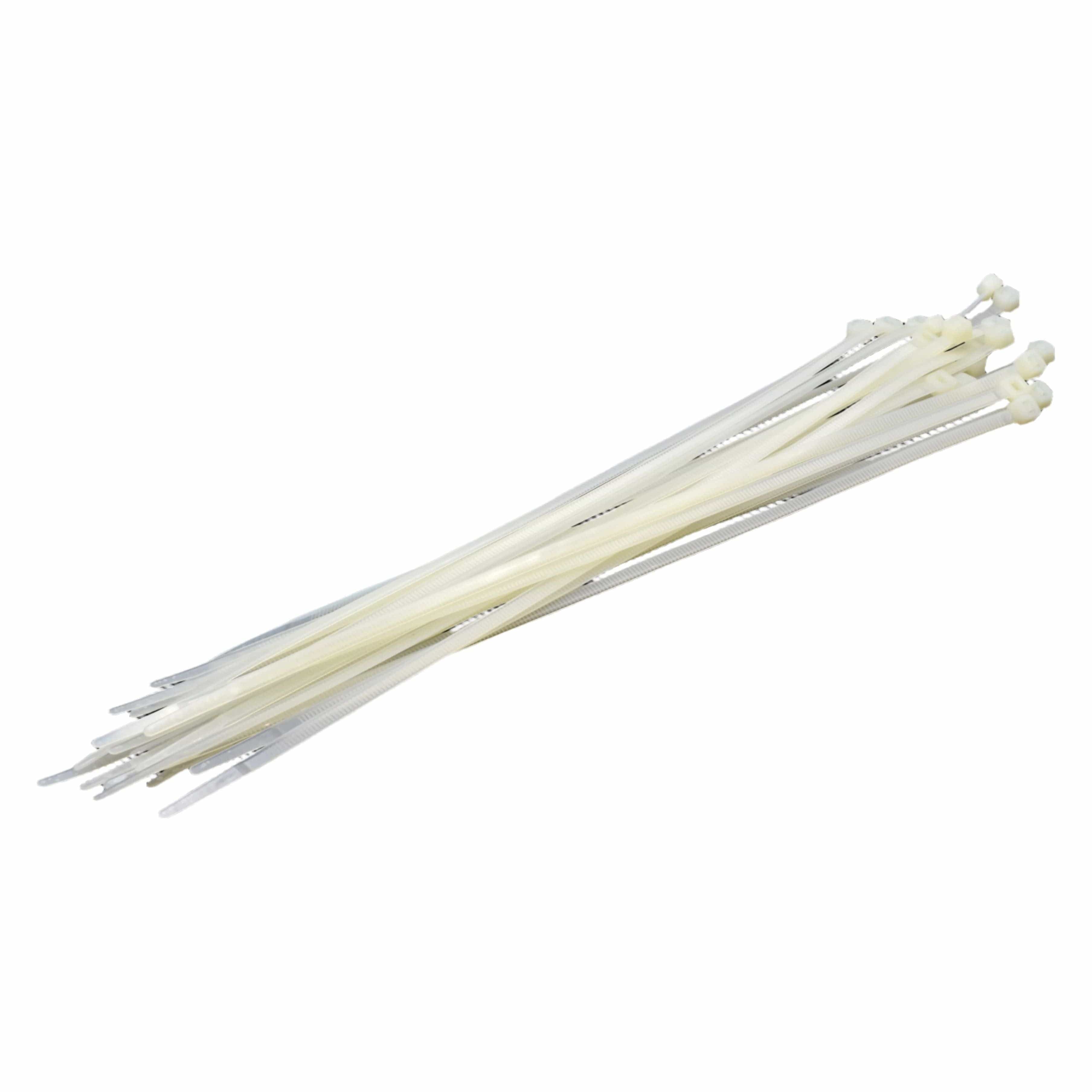 Raptor Cable Tie RAPTOR Natural 300mm x 4.8mm Medium Duty Cable Ties, 20 Pack