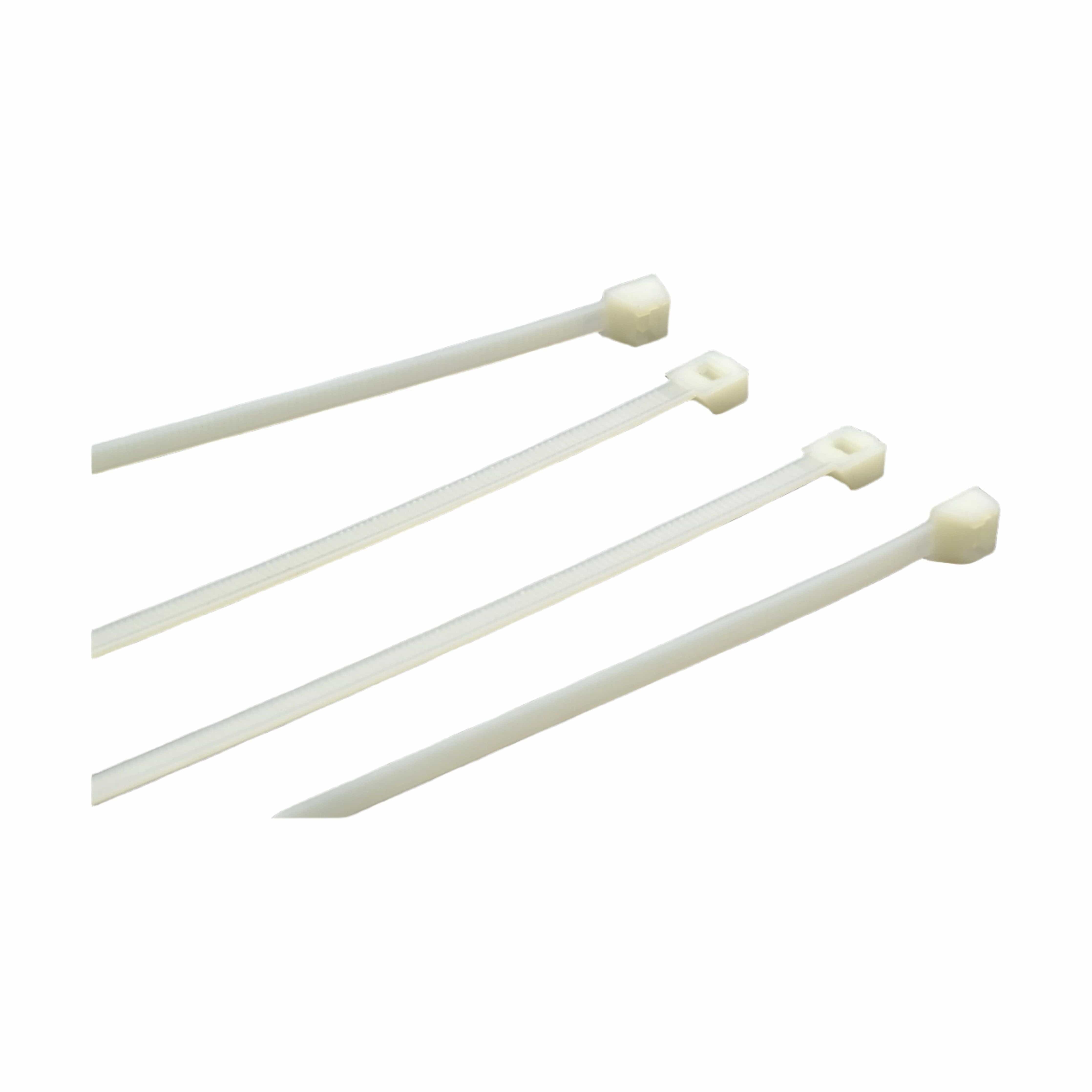 Raptor Cable Tie RAPTOR White 200mm x 4.8mm Medium Duty Cable Ties, 20 Pack