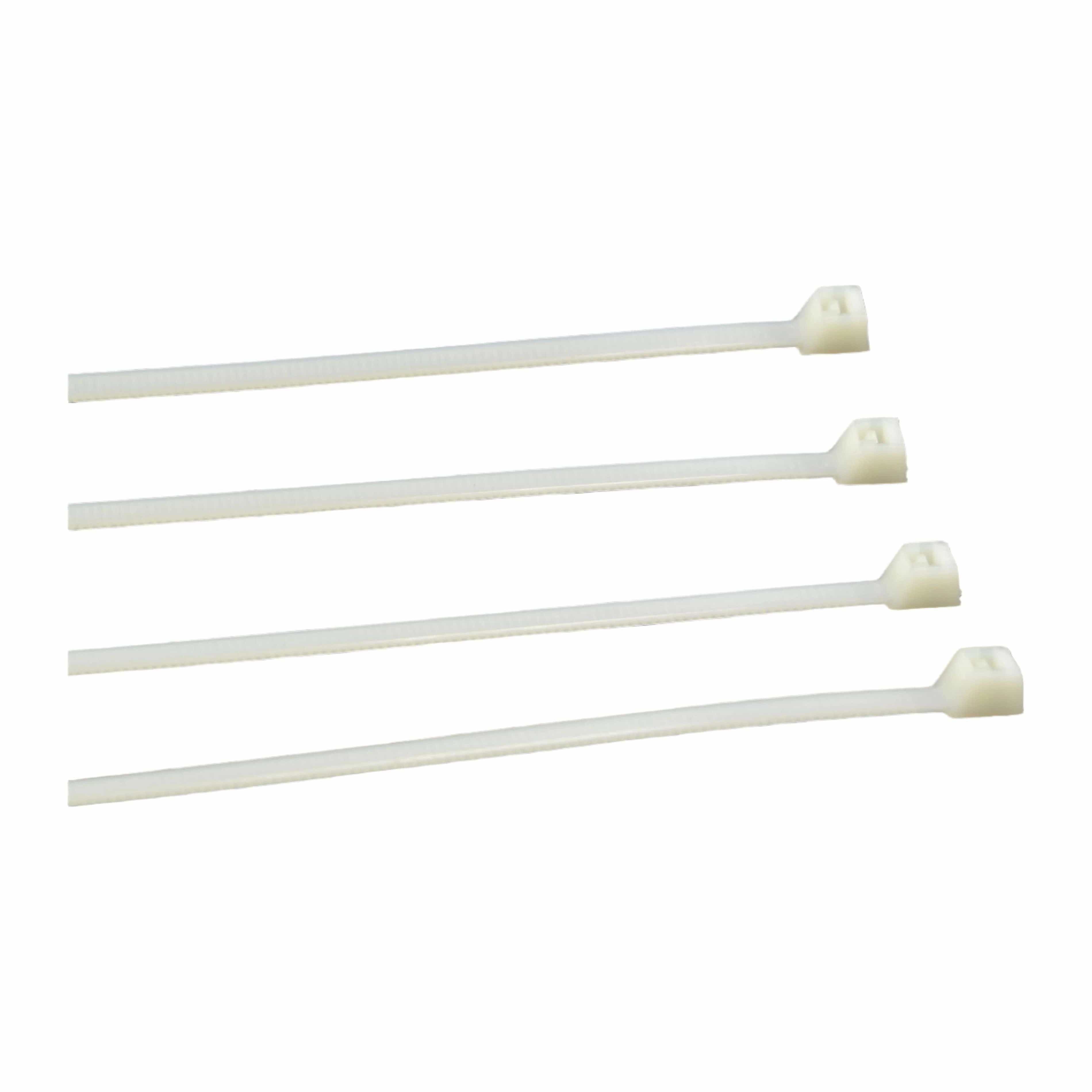 Raptor Cable Tie RAPTOR White 200mm x 4.8mm Medium Duty Cable Ties, 20 Pack