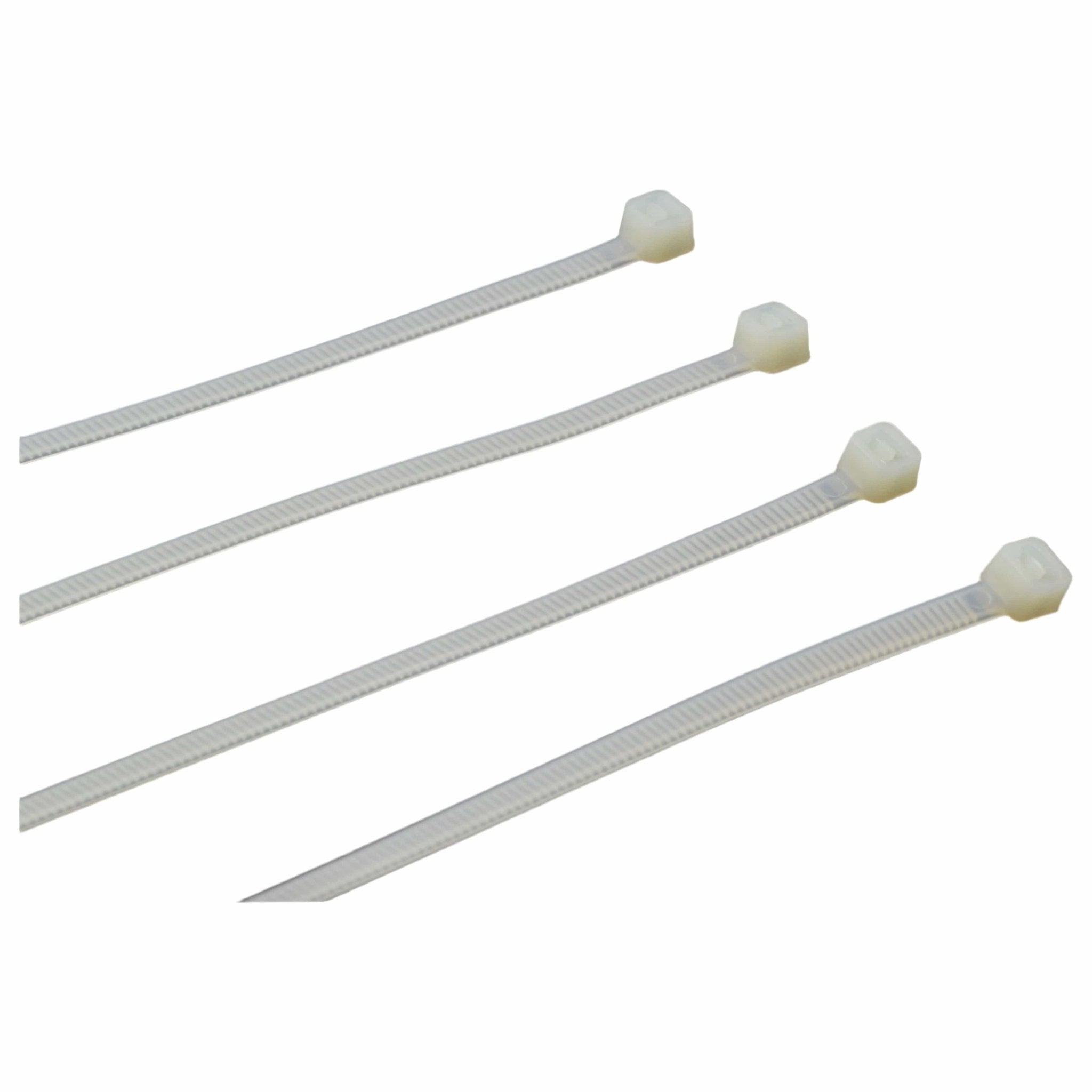 RAPTOR Natural 300mm x 4.8mm Medium Duty Cable Ties, 20 Pack - Twin Eagle Imports
