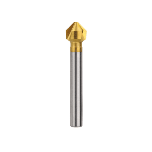 Saber 10mm 90° TiN Coated HSS-Co5 (Cobalt) Triple Flute Countersink Cutter - Twin Eagle Imports