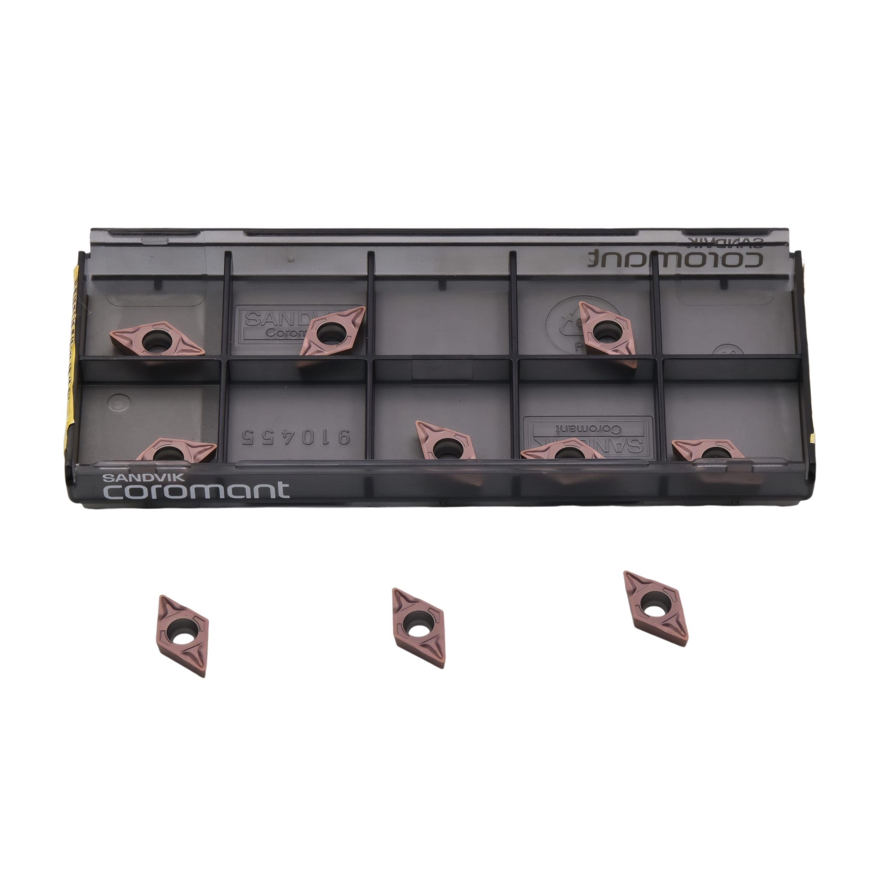 SANDVIK AUSTRALIA PTY LTD INSERT 10pcs Sandvik DCMT 07 02 04-MF 1125 – Turning Insert (Finishing, MF Chipbreaker)