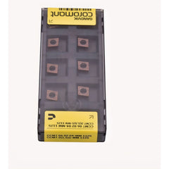 SANDVIK INSERTS 10pc Sandvik Coromant CCMT 06 02 04-MM 1125 Turning Insert (Suitable for Stainless Steel, Medium Chipbreaker)