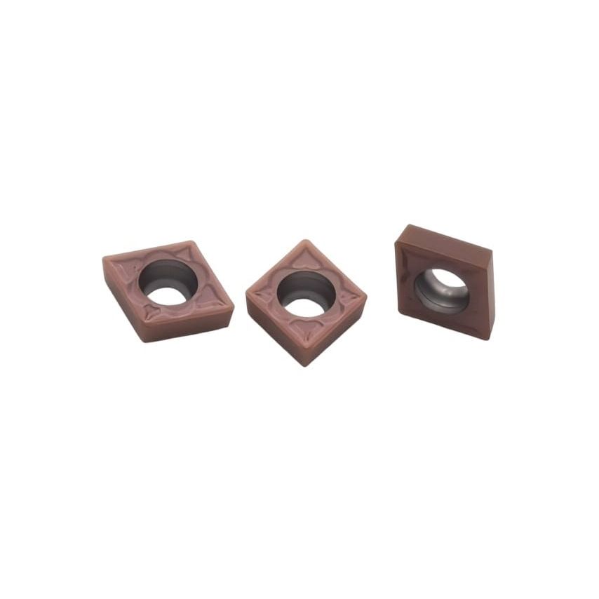 SANDVIK INSERTS 10pc Sandvik Coromant CCMT 06 02 04-MM 1125 Turning Insert (Suitable for Stainless Steel, Medium Chipbreaker)