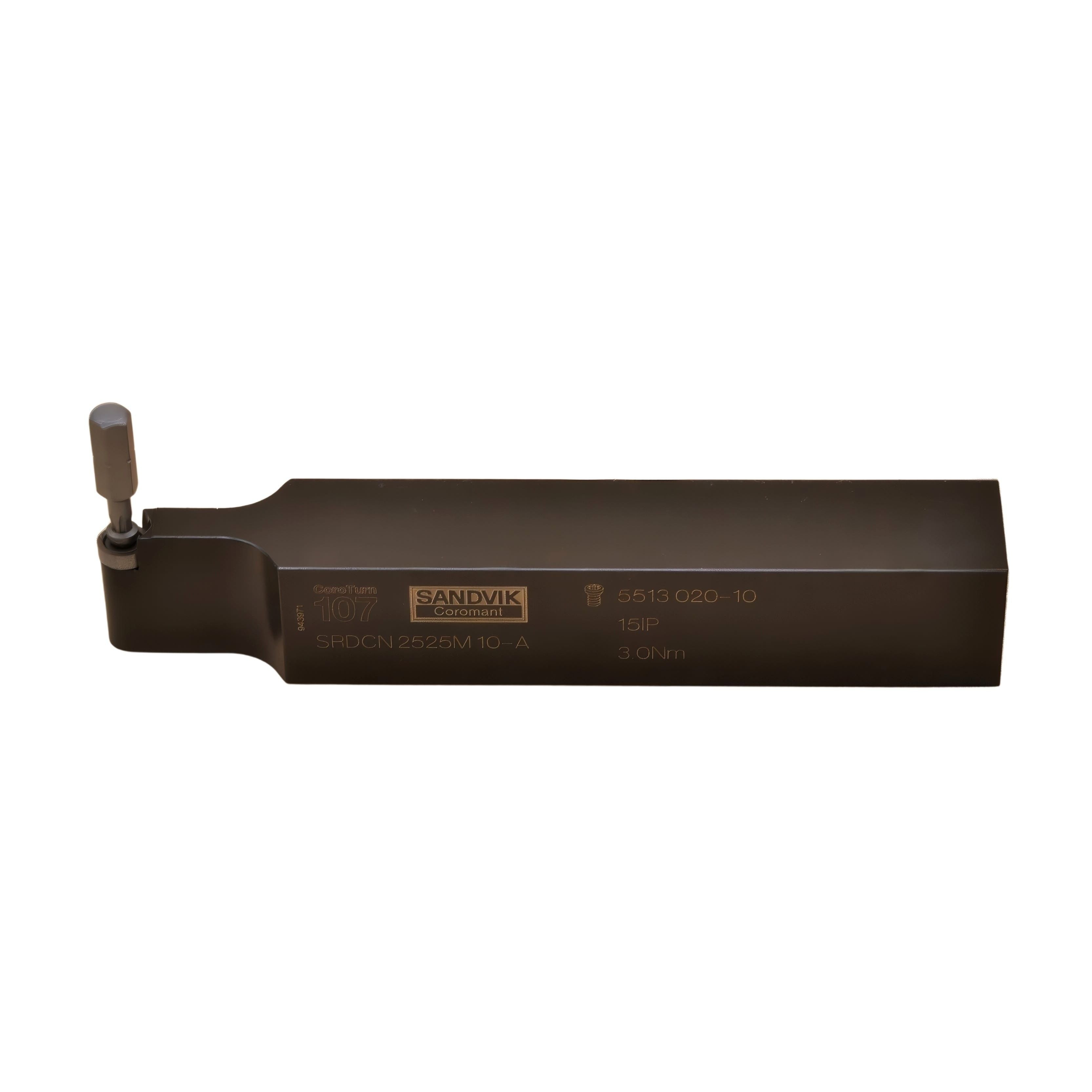 SANDVIK Manufacturing Sandvik Coromant SRDCN 2525M 10-A External Turning Toolholder – 25×25mm Shank for RCMT 10 Inserts