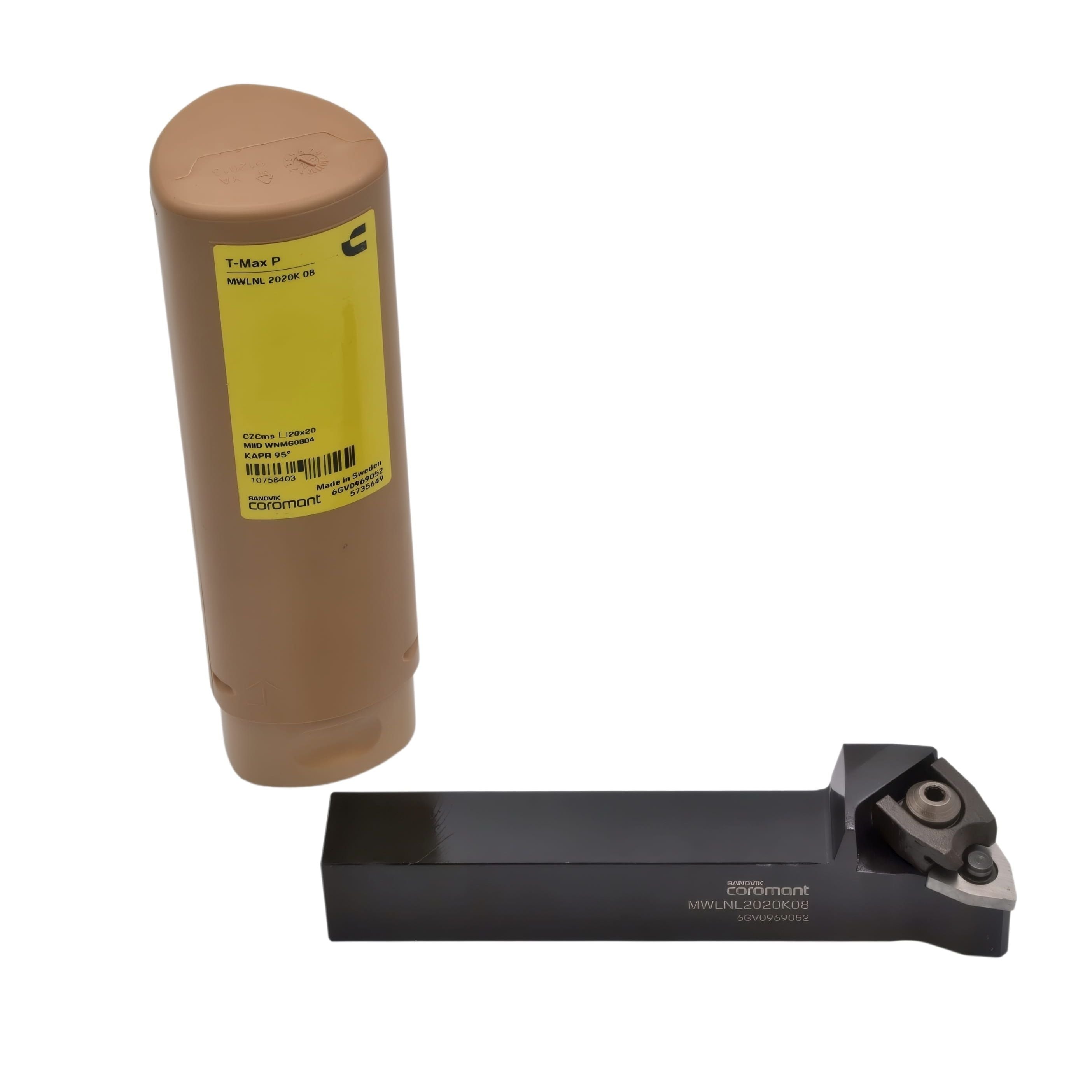SANDVIK TOOL HOLDERS Sandvik Coromant MWLNL 2020K 08 External Turning Toolholder – 20×20mm Shank