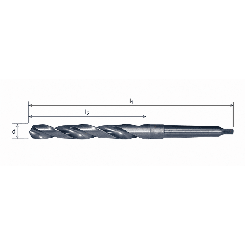 Somta 17mm HSS Morse Taper Shank Drill MT2 DIN 345 - Twin Eagle Imports