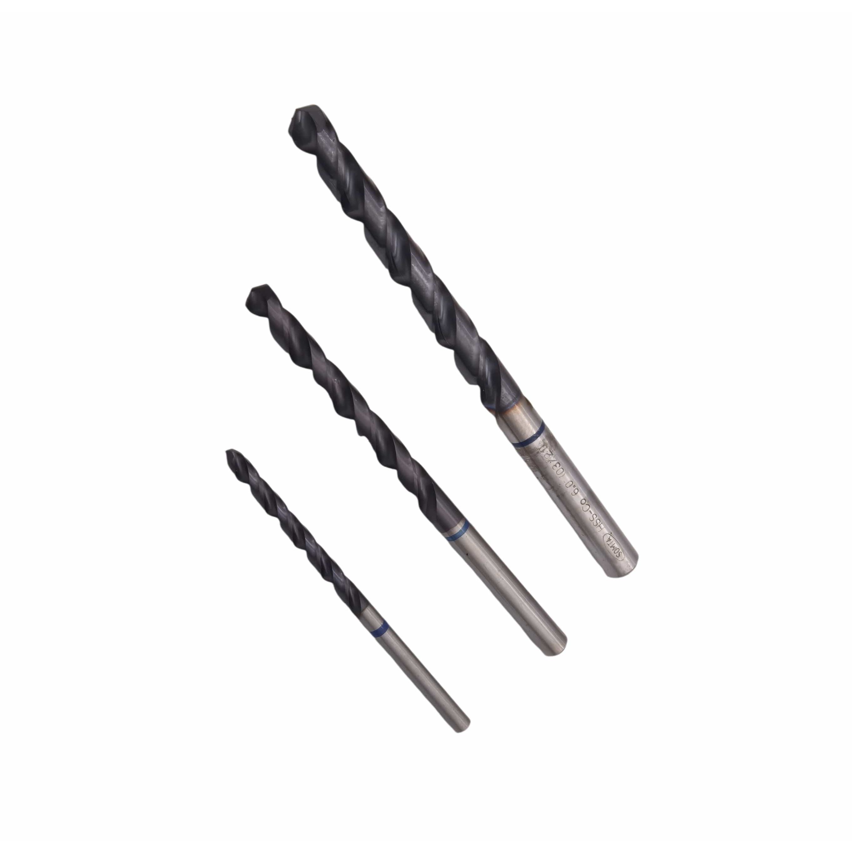 SOMTA DRILLS Somta HSS-Co Blue Band Jobber Drill Set 1.0–13.0mm x 0.5mm Increments – 25 Piece Metal Case Set