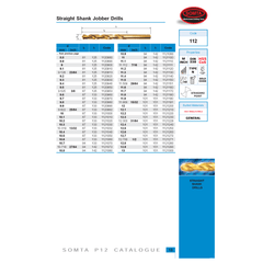SOMTA DRILLS Somta Series 112 – Cobalt Jobber Drill 9/64"