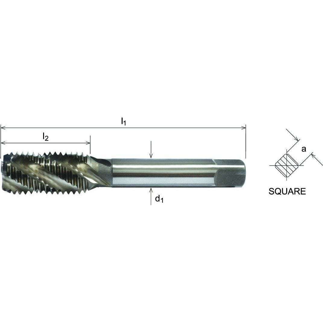 Somta Series 528 - HSSE-V Spiral Flute Tap BSW 7/16" (Standard) - Twin Eagle Imports